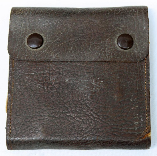 Old Knife Tool w/9 Attachments in Leather Case, Early Multi-Tool