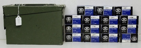 740 Rounds FNH 5.7x28mm 40 gr. V-Max Cartridges w/Metal Ammo Box