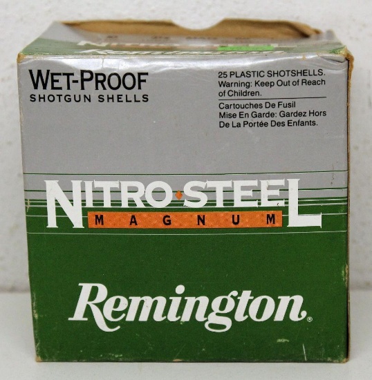 Partial Box 21 Remington Nitro Steel Magnum 10 Ga. 3 1/2" Magnum T Shot Shotgun Shells