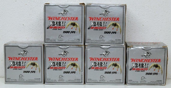 (6) Full Boxes Winchester XPert 20 Ga. 3" 4 Shot Steel Shotgun Shells