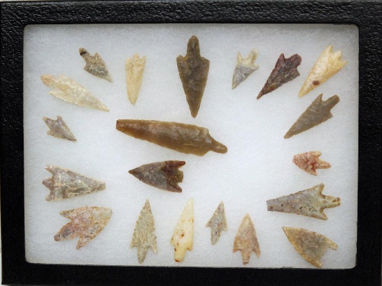 Frame 6"x8" Southwest Native American Indian War Points