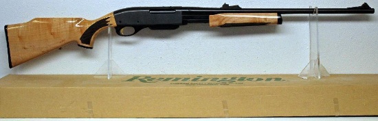 Remington Model 7600 Gloss .25-06 Rem. Pump Action Rifle, New in Box 22" Bbl Select Maple Stock and