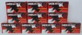 (10) Full Boxes American Eagle 9 mm Luger 115 gr. FMJ Cartridges