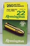 Full 250 Round Carton Remington .22 LR Cartridges
