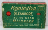 Full Vintage Box Remington .30-40 Krag 180 gr. SP Cartridges