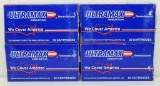 (4) Full Boxes Ultramax Remanufactured 9 mm 115 gr. FMJ Cartridges