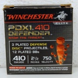 (2) Full Boxes of 10 Winchester PDX1 410 Defender .410 Ga. 2 1/2