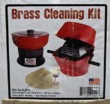 Brass Cleaning Kit, New in Box, Includes Vibratory Case Tumbler, Rotary Sifter, 6 lbs Corn Media, 8