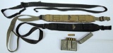 Mixed Lot - 3 Rifle Slings (2 are Butler Creek) and Case w/15 .44 Magnum Cartridges