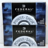 (2) Full Boxes Federal Power-Shok 7 mm Rem. Mag. 150 gr. SP Cartridges