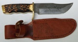 1997 Ducks Unlimited 60 Years of Wetlands Conservation Schrade Fixed Blade Hunting Knife with