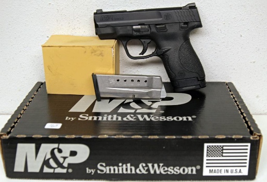 Smith & Wesson M&P 9 Shield 9 mm Semi-Automatic Pistol 3.125" Bbl 2 Clips Original Box SN#HXZ4082