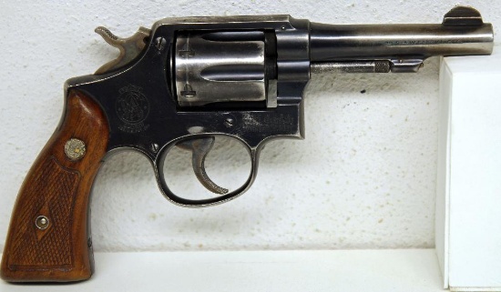 Smith & Wesson .38 S&W Special Post War Military & Police Model Double Action Revolver 4" Bbl Some