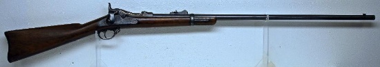 U S Springfield Model 1873 .45-70 Trap Door Sporterized Single Shot Rifle SN#225201