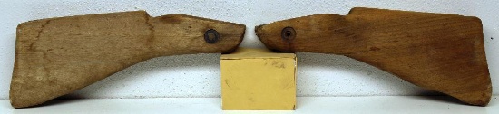 (2) Wood Stocks for Thompson Tommy Gun