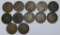 1897,1898,1899,1900,1901,1902,1903,1904,1906,1907,1908,1909 Indian Head Cents