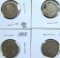 1891,1892,1893,1895 Liberty Head Nickels