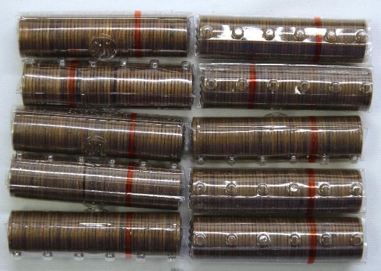 (500) Mixed Date Wheat Cents