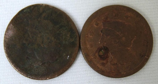 1839, 1846 Large Cents