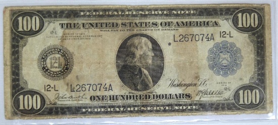 1914 $100 Blanket Note