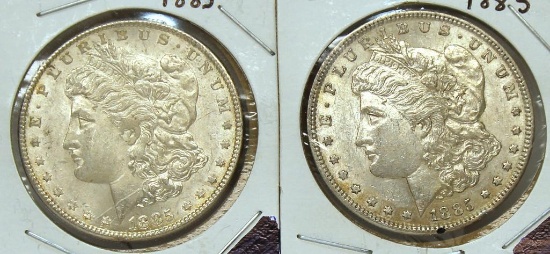 (2)1885 Morgan Dollars