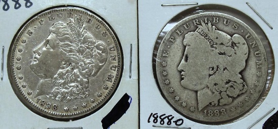 1888,1888O Morgan Dollars