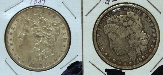 1889,1889O Morgan Dollars