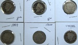 1885,1897,1898,1899,1900,1901 Liberty Head Nickels