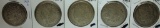 (5) 1921S Morgan Dollars