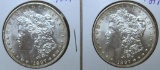 (2) 1897 Morgan Dollars, Possible Cleaning?