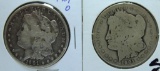 1901O, 1901S Morgan Dollars
