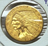 1915 $2.50 Indian Gold