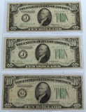 (2) 1934C and 1934D $10 Notes