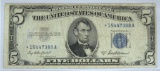 1953A $5 Blue Seal Star Note Silver Certificate