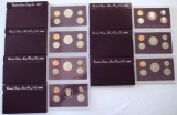U.S. Mint 1987, 1988, 1989, 1990, 1991, 1992, 1993 Proof Sets