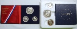 U.S. Mint (2) 1976 Bicentennial Silver Proof Sets - One with Box