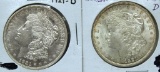 (2)1921D Morgan Dollars