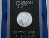 1883CC Uncirculated Morgan Dollar in GSA Case
