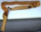 Hand Crafted Bowie Knife w/Leather Sheath, Holster and Belt, 6 1/2