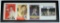 Frame of (4) Different Topps Mickey Mantle Baseball Cards New York Yankees