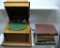 Small Antique Oak Table Top Victrola, Columbia Grafonola A.M. Graphophone Co. Bridgeport, Conn.,