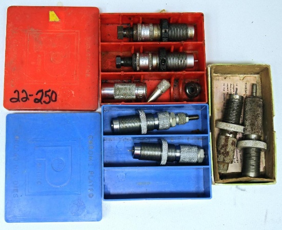 (3) Sets of Reloading Dies - RCBS 7 mm Rem. Mag., Pacific 7 mm Rem. Mag., Pacific .22-250