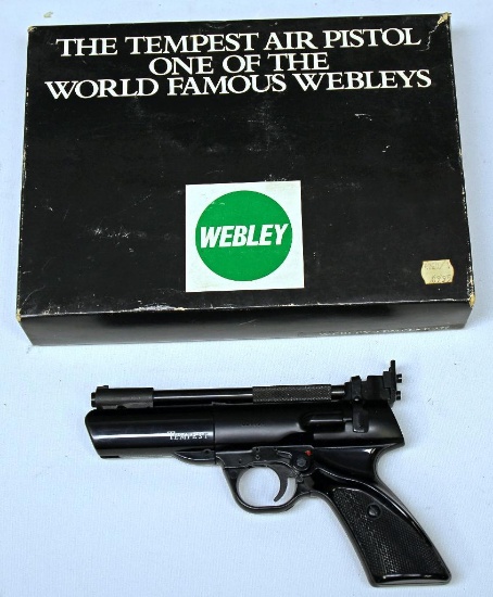 Webley "The Tempest" .177 Pellet Air Pistol, Used in Original Box