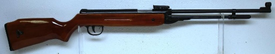 Heavy Duty .177 Cal. Pellet Air Rifle w/Wooden Stock, No Markings Found