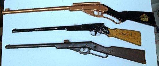 King Model 2233 500 Shot BB Gun and (2) Old Daisy BB Guns - Daisy Gold Eagle No. 50 and Daisy Number