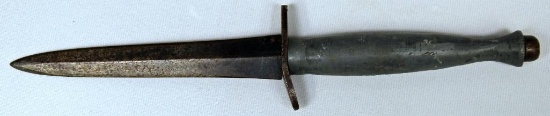 Pre-WWII British Commando Dagger, 5 1/8" Blade, 10" Overall