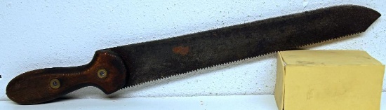 Antique Saw Knife, 12" Blade, 17 1/2" Overall