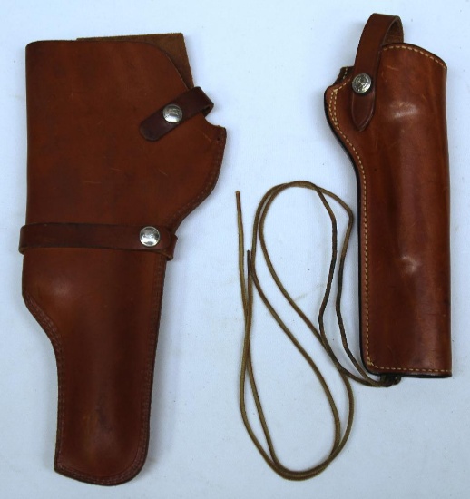 Leather Hunter Holster 65-175 LH and Bianchi #1L "Lawman" Leather Holster