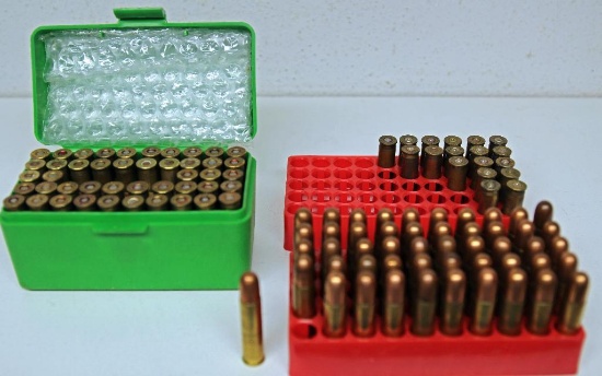 95 Mixed Rounds .351 Winchester Self Loading and 23 Empty Brass