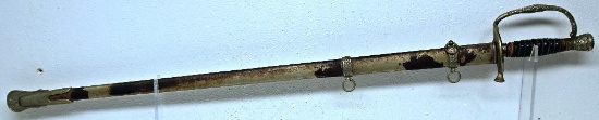 Civil War Model 1860 Variant Officers Sword w/Scabbard, Proof Mark on Tang